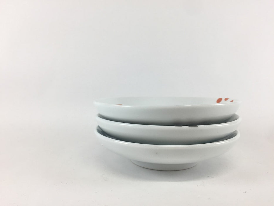 【SALE】3.5寸皿　コスモ(黒/水色/赤)　12cm　有田焼【訳あり】