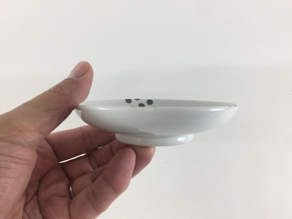 【SALE】3.5寸皿　コスモ(黒/水色/赤)　12cm　有田焼【訳あり】