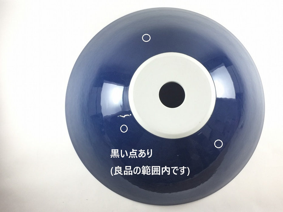 【SALE】40cm手洗鉢.瑠璃/白吹【金具別】【訳あり】(j.R)