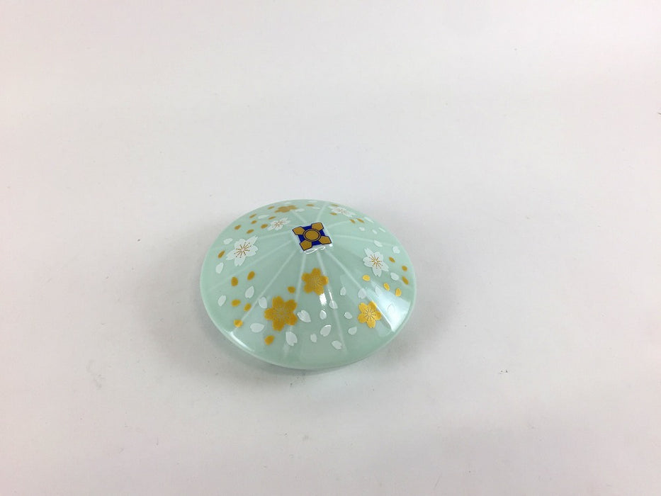 排水口カバー　和傘　桜吹雪(赤/青磁)　箱付　有田焼　(j.R)