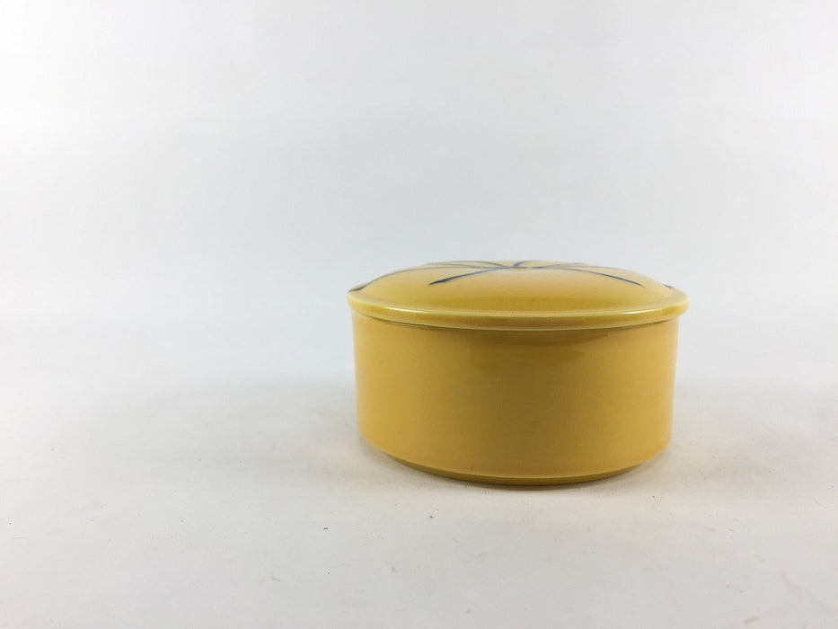 【SALE】重ね小蓋物　黄彩紐絵　8.5cm　有田焼【訳あり】