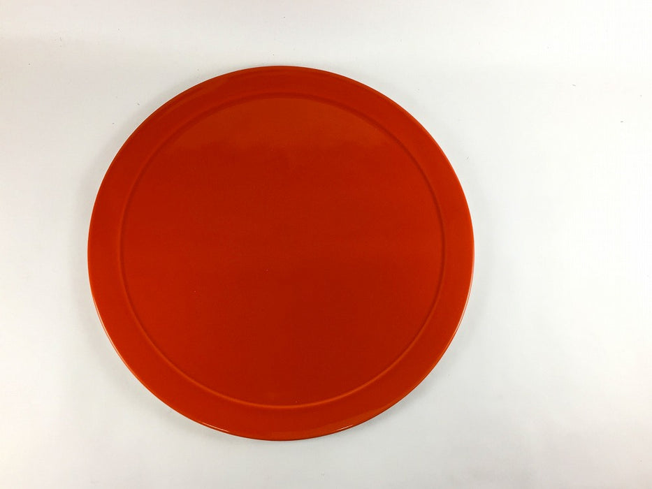 26cmフラットプレート　(レッド/オレンジ/ヒスイ/イエロー)　波佐見焼　(j.R)