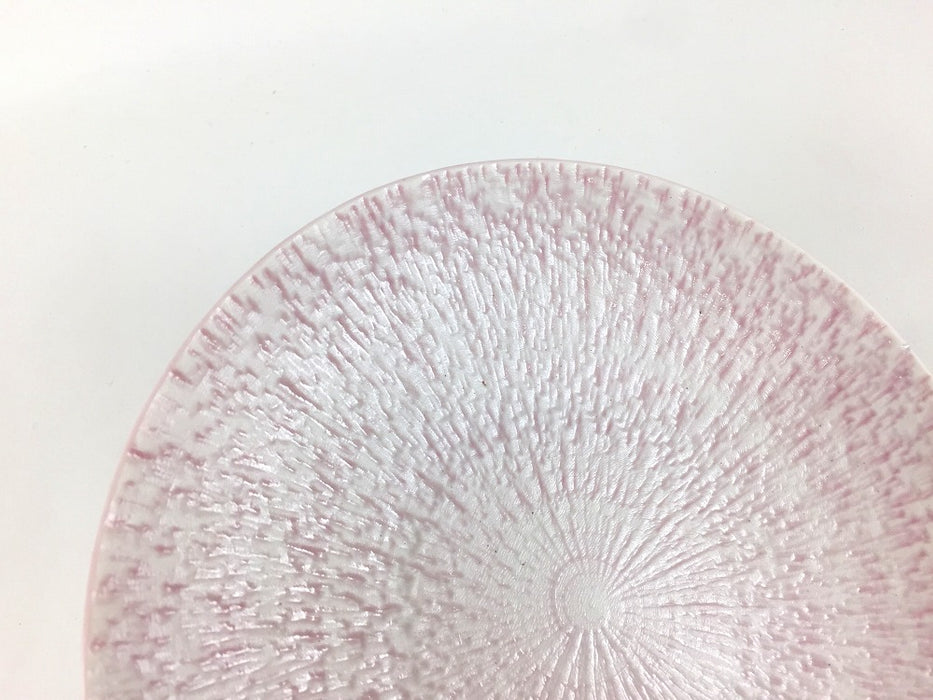 さざなみ　5寸皿　(レッド/ピンク/グリーン/ブルー/ベージュ)　15.5cm　波佐見焼 (j.R)