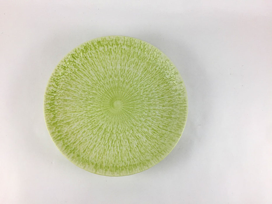 さざなみ　5寸皿　(レッド/ピンク/グリーン/ブルー/ベージュ)　15.5cm　波佐見焼 (j.R)