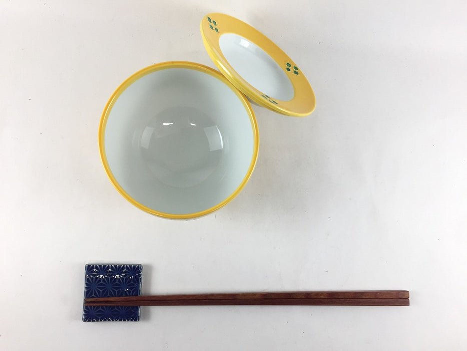 【SALE】96ハンキ蓋物　黄彩宝尽　10cm　有田焼【訳あり】