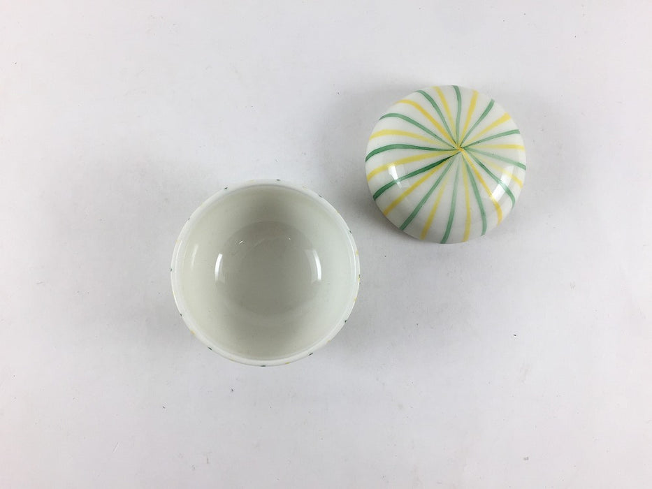 【SALE】52丸珍味　クリーム二色十草　5cm　有田焼【訳あり】