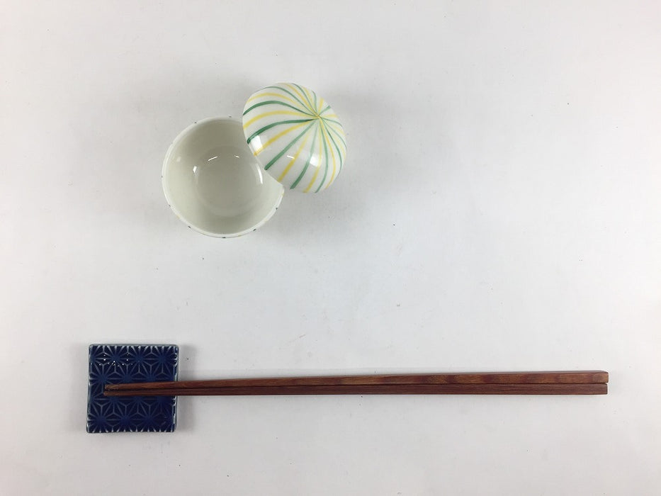 【SALE】52丸珍味　クリーム二色十草　5cm　有田焼【訳あり】