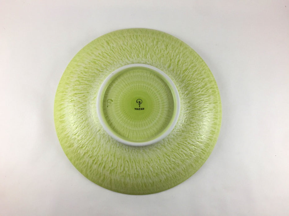 さざなみ　7寸皿　(レッド/ピンク/グリーン/ブルー/ベージュ)　23cm　波佐見焼 (j.R)