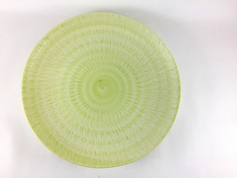 さざなみ　7寸皿　(レッド/ピンク/グリーン/ブルー/ベージュ)　23cm　波佐見焼 (j.R)