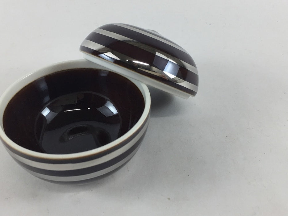 【SALE】52丸珍味　アメ銀駒帯　5cm　有田焼【訳あり】