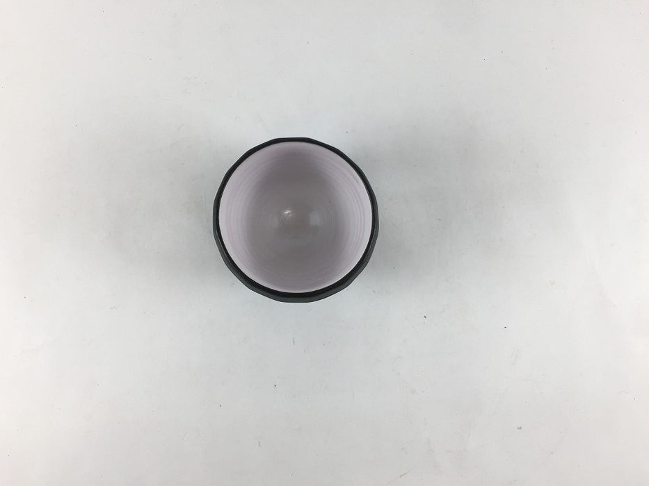 【SALE】55ダイヤカット小付　黒土内ピンク　5.5cm　有田焼【訳あり】