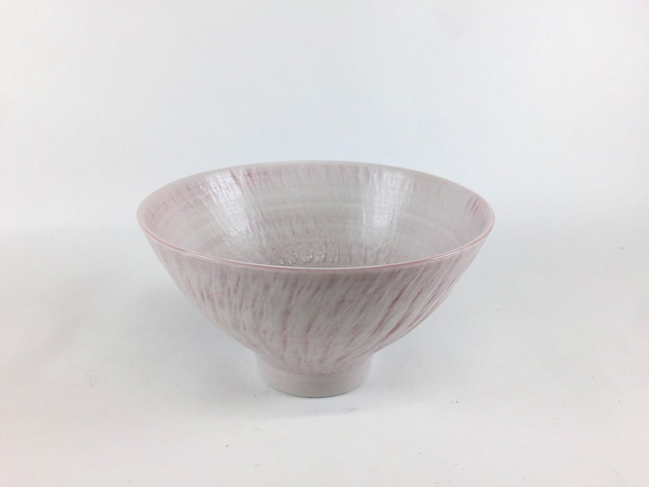 さざなみ　丸飯碗　(レッド/ピンク/グリーン/ブルー/ベージュ)　12cm　波佐見焼 (j.R)