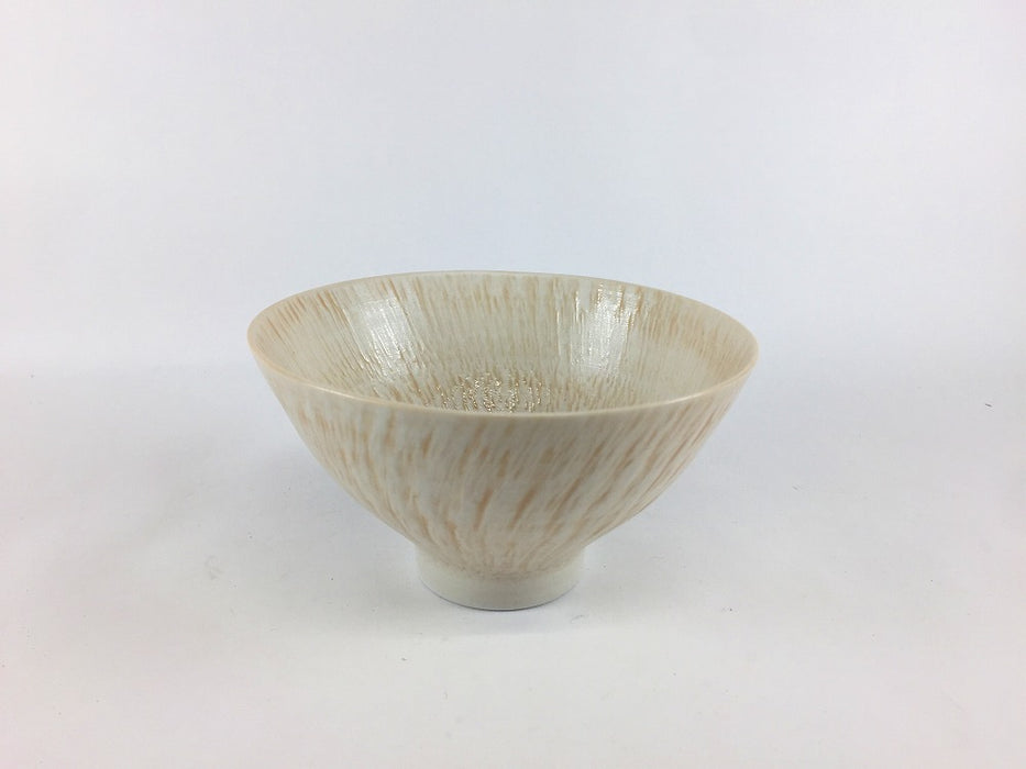 さざなみ　丸飯碗　(レッド/ピンク/グリーン/ブルー/ベージュ)　12cm　波佐見焼 (j.R)