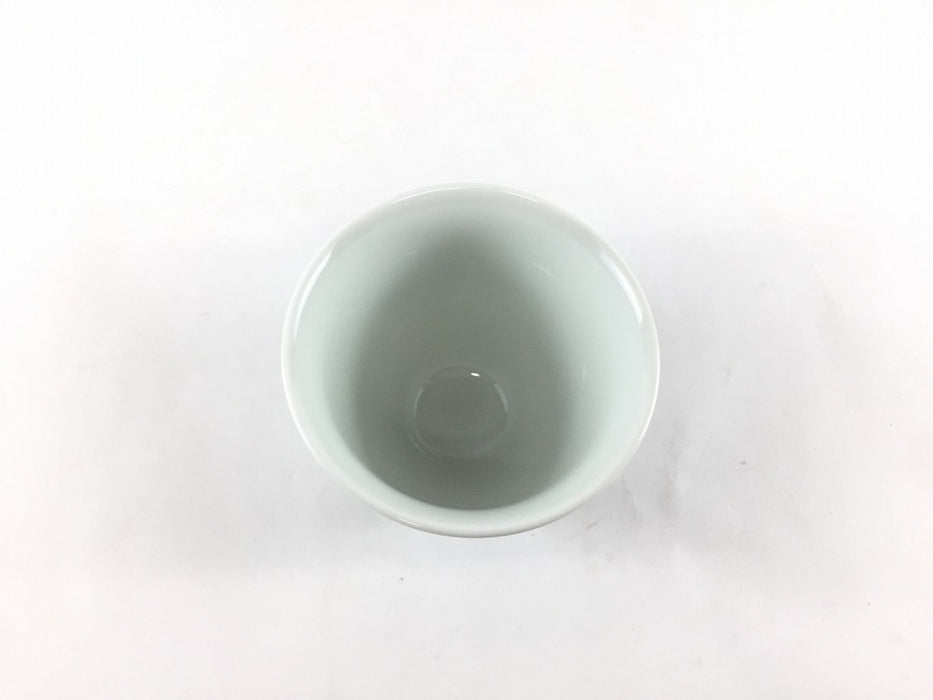 染錦祥瑞丸紋　140cc仙茶碗　8cm　有田焼　(j.R)