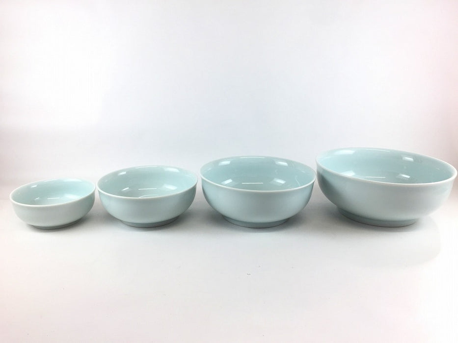入れ子碗セット　青白釉　波佐見焼 (j.R)