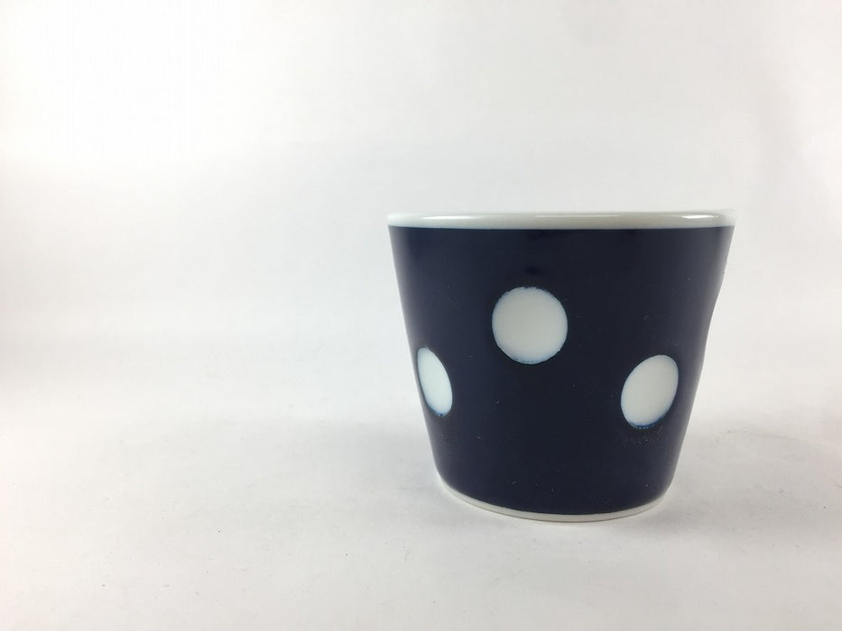 【SALE】蕎麦猪口(180cc)　水玉　8cm　波佐見焼
