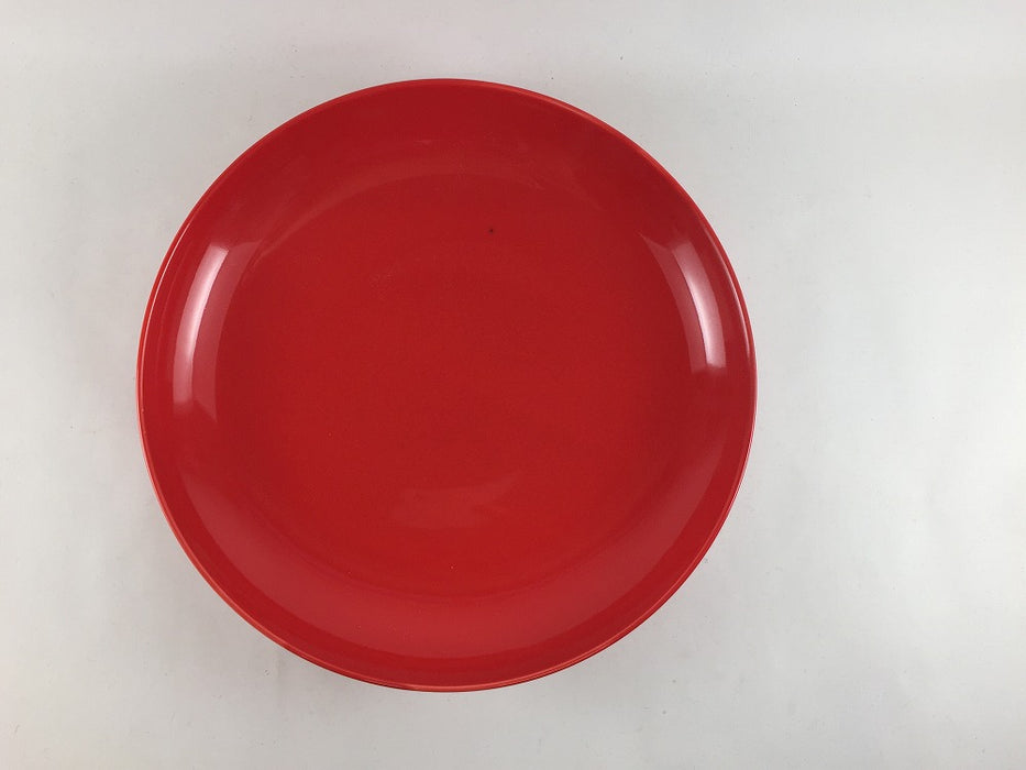 【SALE】215深皿　赤　21cm　波佐見焼【訳あり】