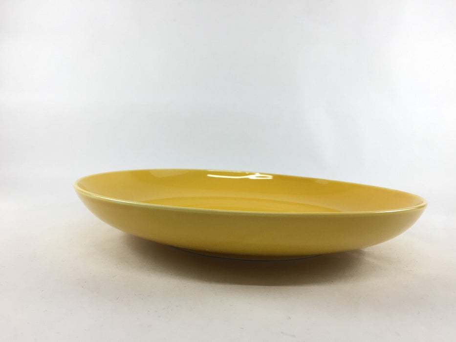 【SALE】215深皿　黄　21cm　波佐見焼【訳あり】