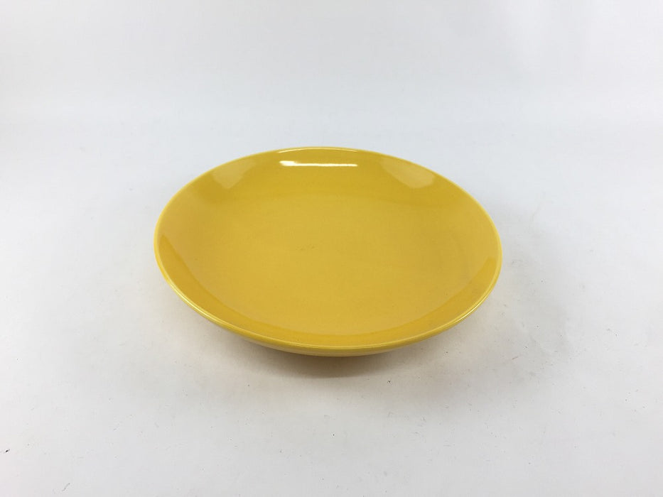【SALE】155深皿　黄　15.5cm　波佐見焼【訳あり】