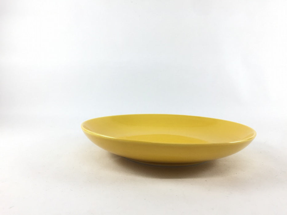 【SALE】155深皿　黄　15.5cm　波佐見焼【訳あり】