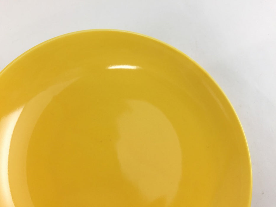 【SALE】155深皿　黄　15.5cm　波佐見焼【訳あり】