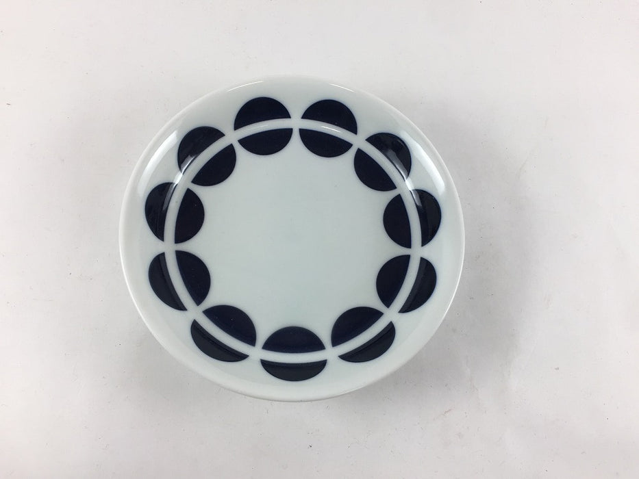 【SALE】反杯小鉢(台皿付)　コインドット　15.5cm　波佐見焼【訳あり】