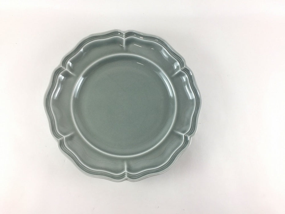 ombre de fleur　プレートM　(ロイヤルグレー/アズール)　19cm　波佐見焼 (j.R)