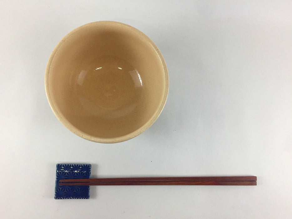 錦黒巻花絵　抹茶碗(450 cc)　12cm　伊万里焼(j.R)