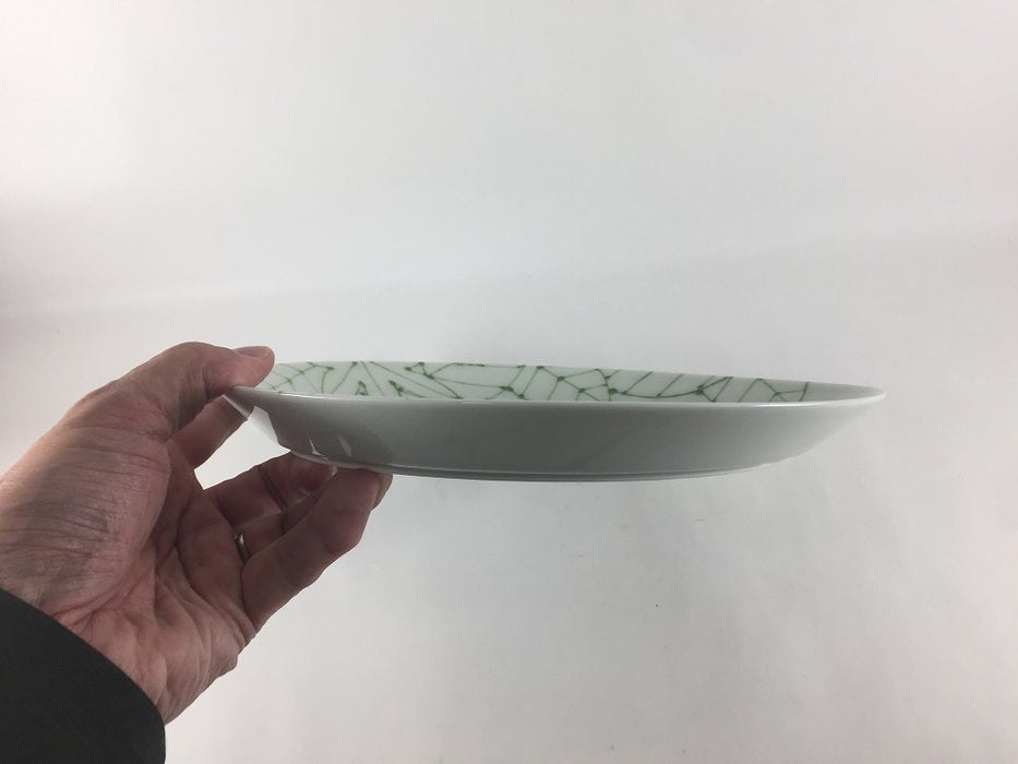 【SALE】(葉文)265エッグプレート　27cm　有田焼【訳あり】