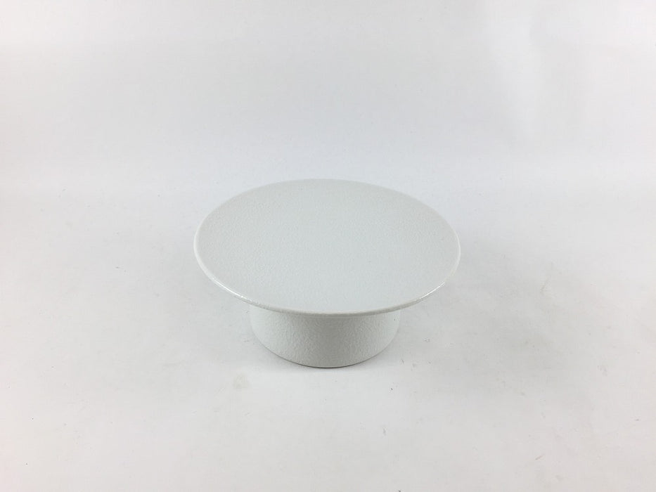 【SALE】12cm高台プレート　白泡化粧　有田焼【訳あり】