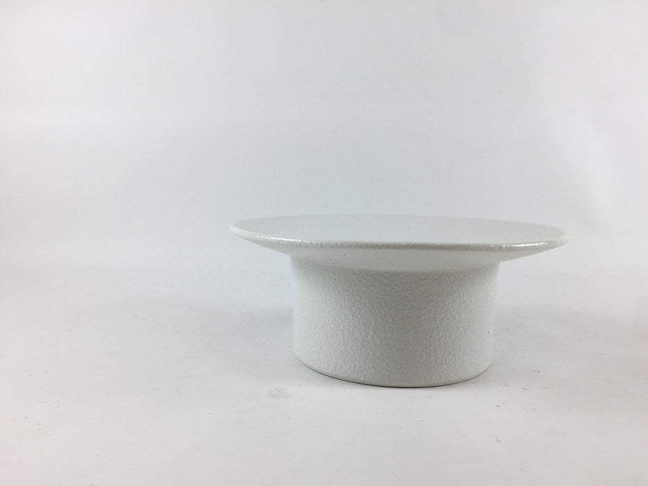 【SALE】12cm高台プレート　白泡化粧　有田焼【訳あり】