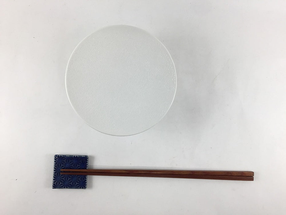【SALE】12cm高台プレート　白泡化粧　有田焼【訳あり】