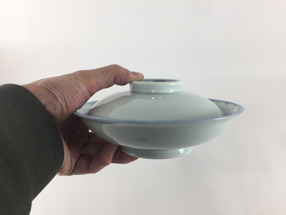 【SALE】牡丹.18cm平蓋　有田焼【訳あり】