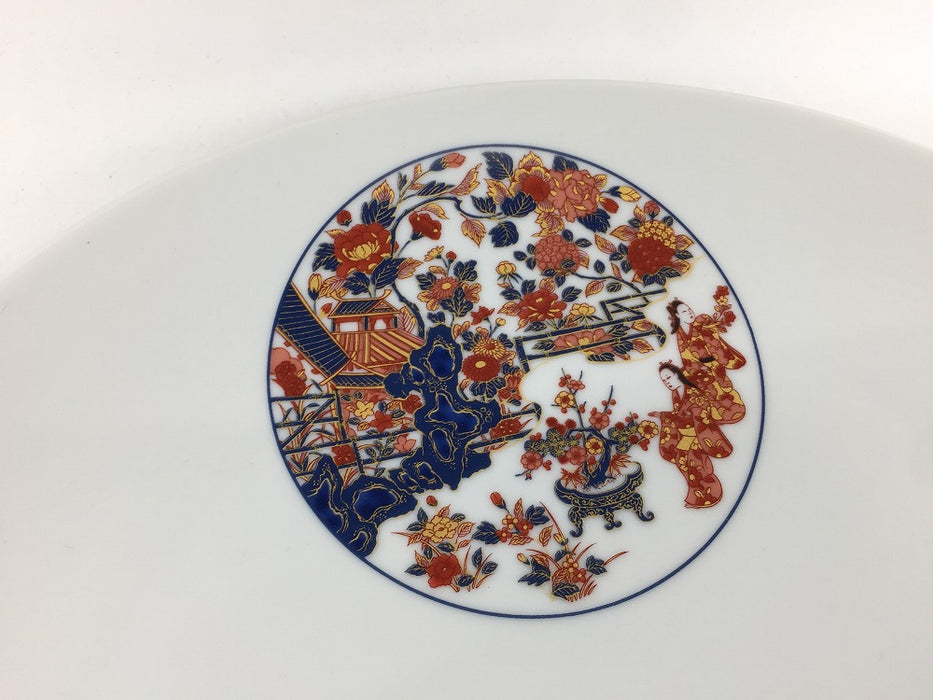 【新作入荷】32cm丸皿　古伊万里丸文　肥前有田焼(j.R)