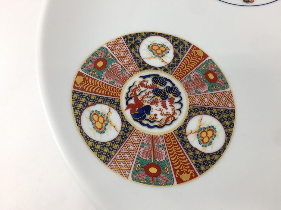 【新作入荷】32cm丸皿　古伊万里丸文　肥前有田焼(j.R)