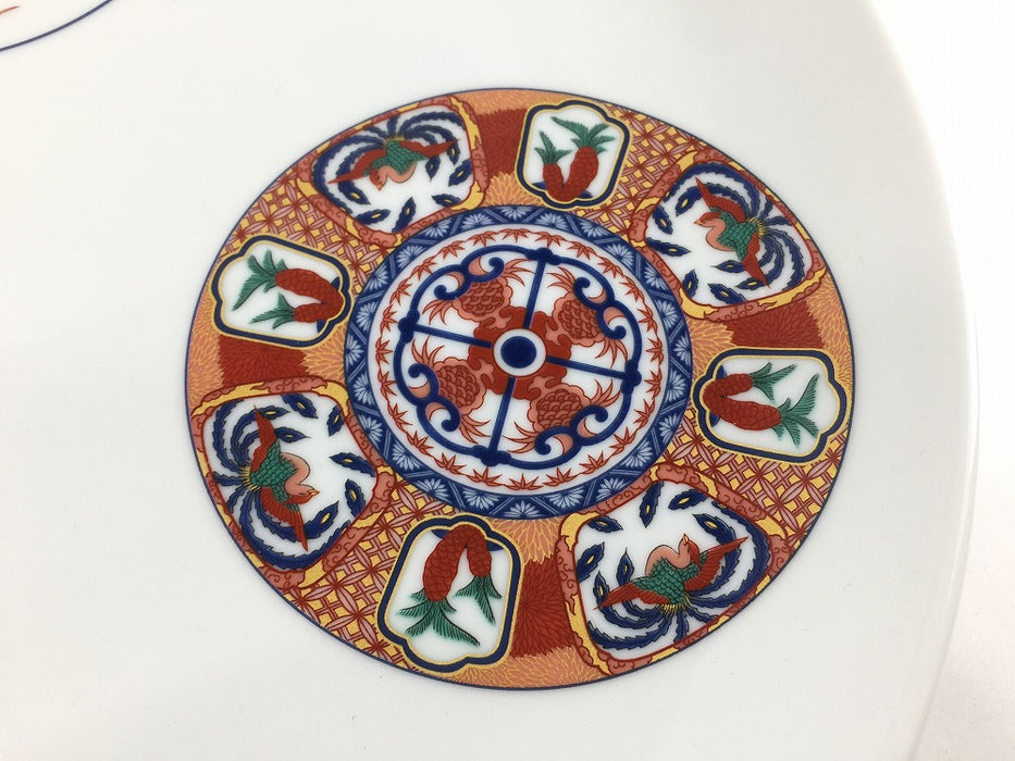 【新作入荷】32cm丸皿　古伊万里丸文　肥前有田焼(j.R)