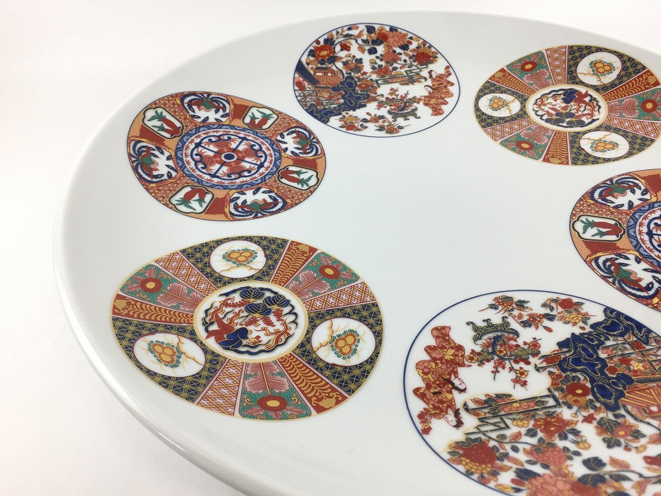 【新作入荷】36cm丸皿　古伊万里丸文　肥前有田焼(j.R)