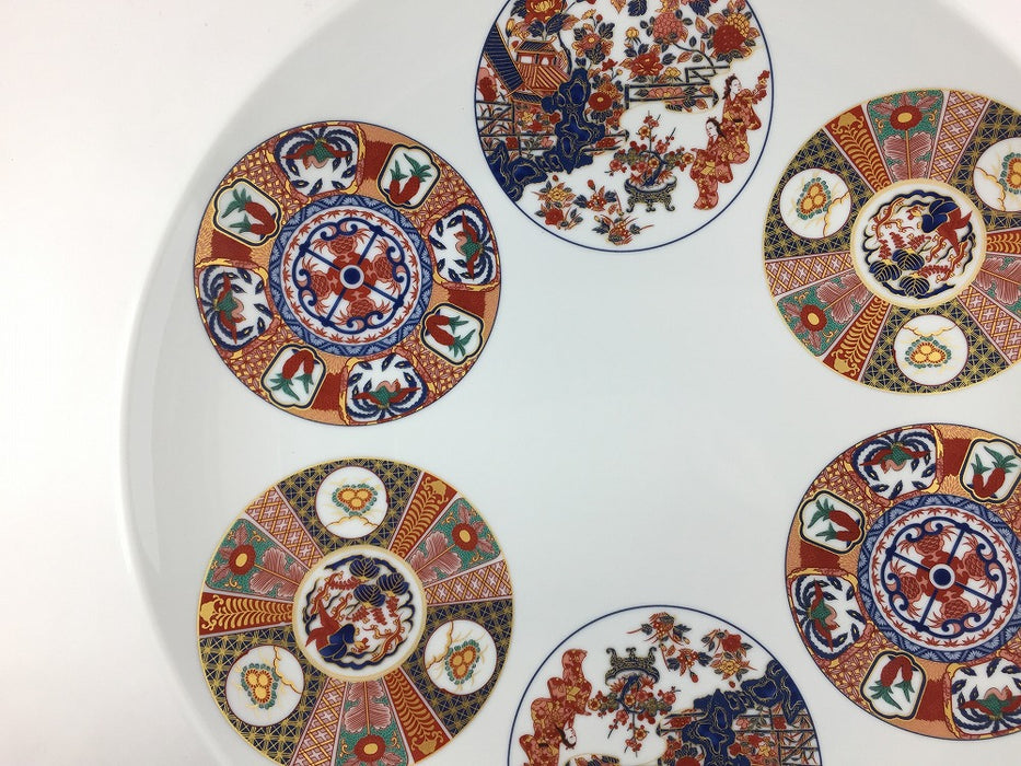 【新作入荷】36cm丸皿　古伊万里丸文　肥前有田焼(j.R)