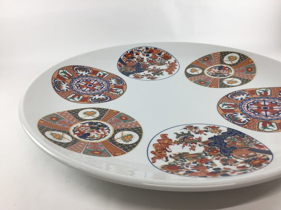 【新作入荷】36cm丸皿　古伊万里丸文　肥前有田焼(j.R)