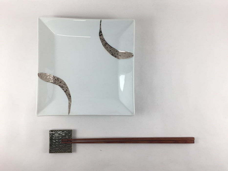 【SALE】プラチナ刷毛額渕5.5寸皿　16cm　有田焼【訳あり】