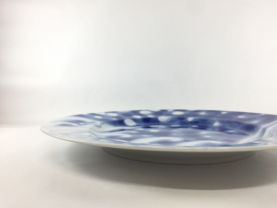 【SALE】染波.31cmプレート　美濃焼【訳あり】