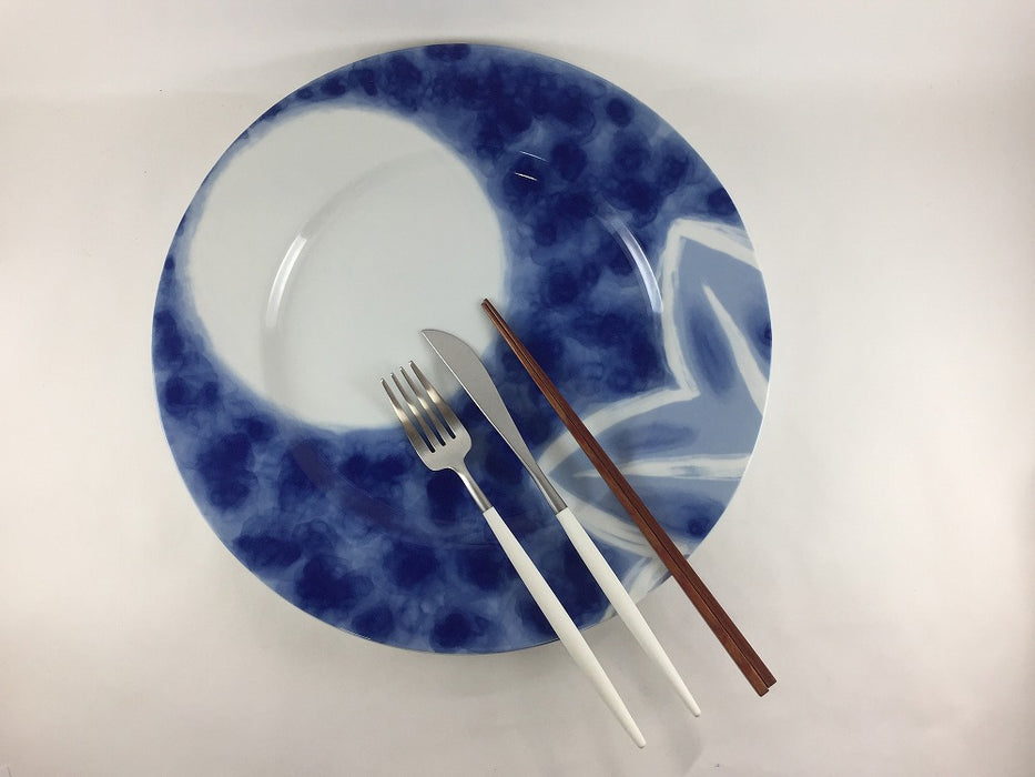 【SALE】染月31cmプレート　美濃焼【訳あり】