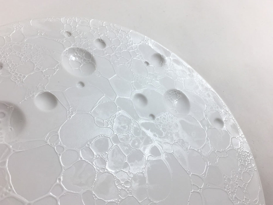 【SALE】惑星丸プレート23cm　泡　有田焼 【訳あり】