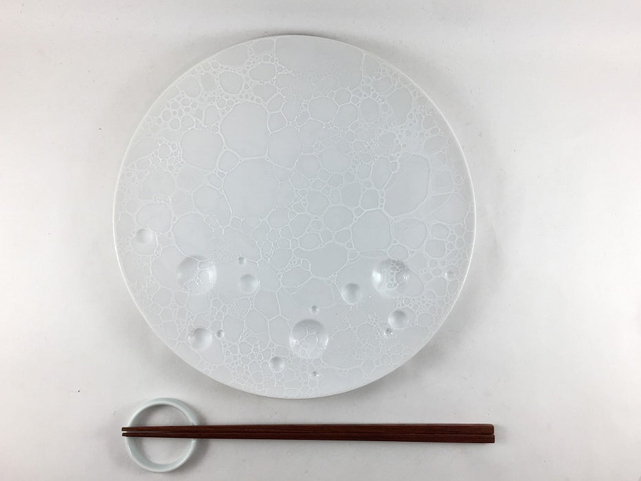 【SALE】惑星丸プレート23cm　泡　有田焼 【訳あり】