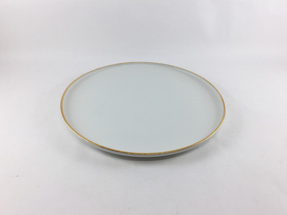 【SALE】frame21cmプレート　練白(A/B)　有田焼【訳あり】