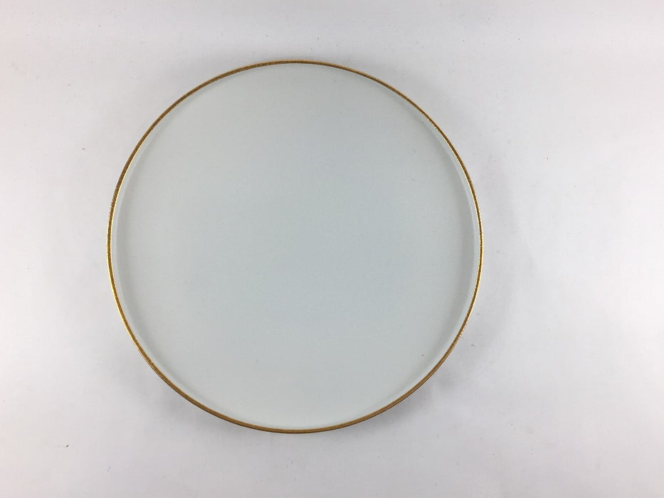 【SALE】frame21cmプレート　練白(A/B)　有田焼【訳あり】