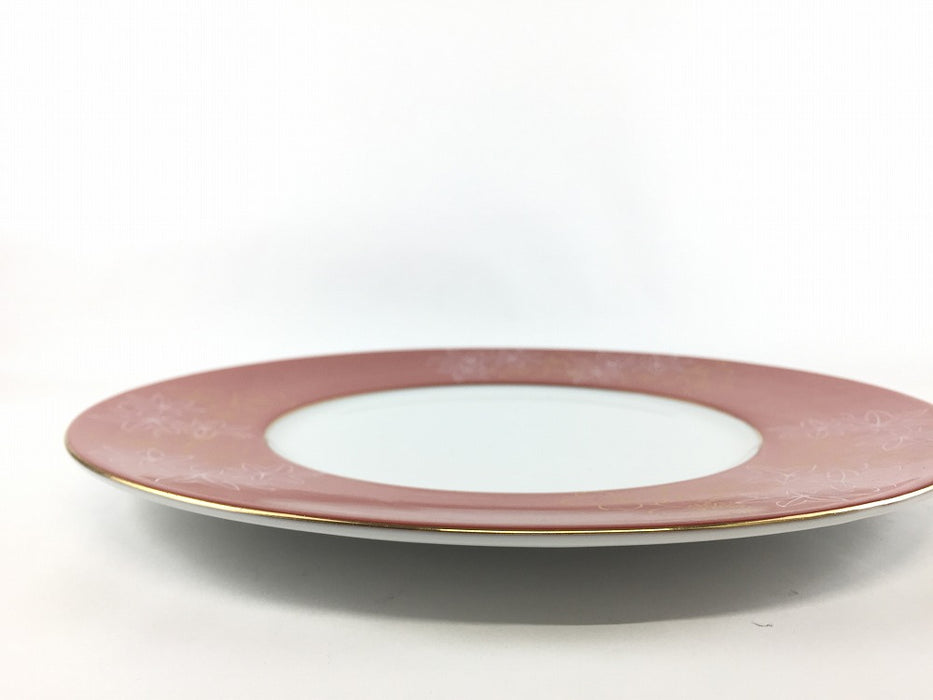 【SALE】245プレート(赤.金銀春秋)　25cm　波佐見焼【訳あり】