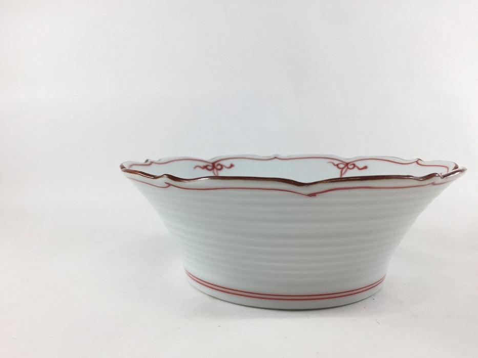 【SALE】15cm桔梗反向　赤瓔珞　波佐見焼【訳あり】
