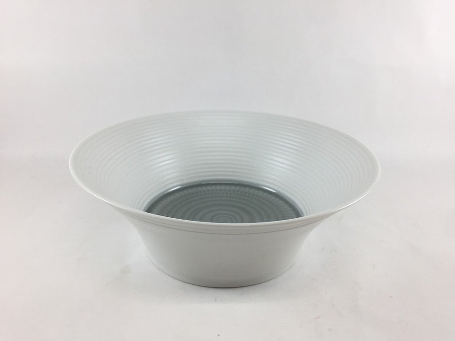 【SALE】グレー　スプレッドボウルL(A/B)　19cm　波佐見焼【訳あり】
