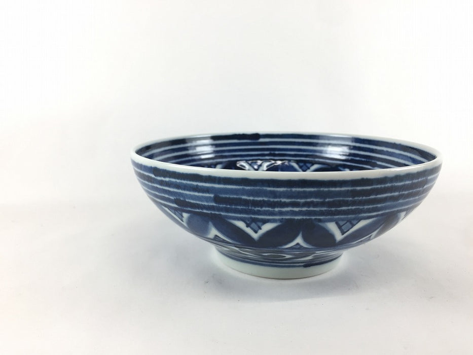 【SALE】150アール鉢(藍文様)　15cm　波佐見焼【訳あり】